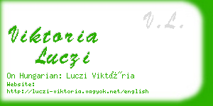 viktoria luczi business card